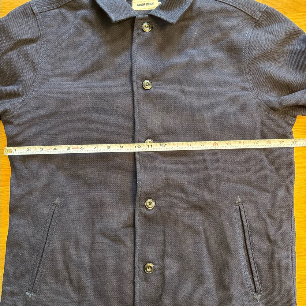 Taylor stitch crew jacket rinsed indigo sashiko